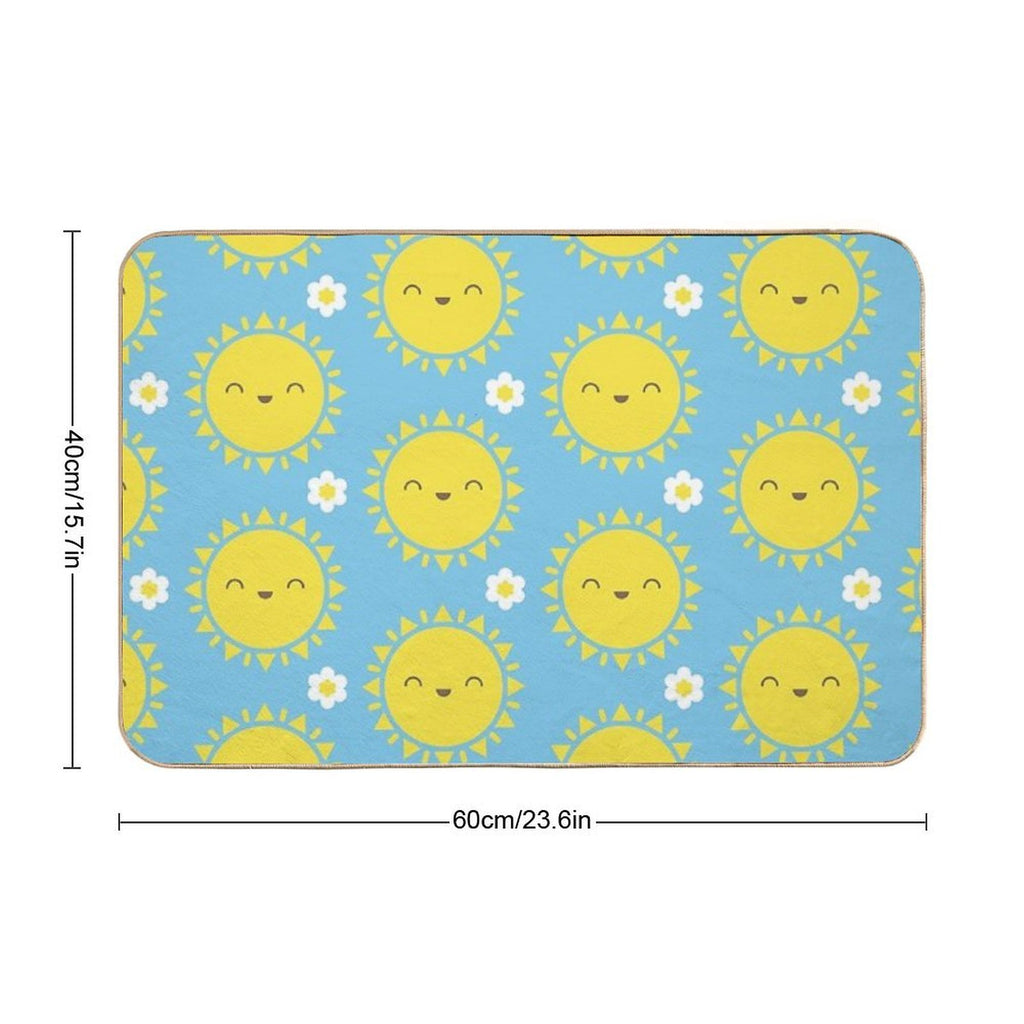 Kawaii Sunny Days  Toxin-Free Bath Mat