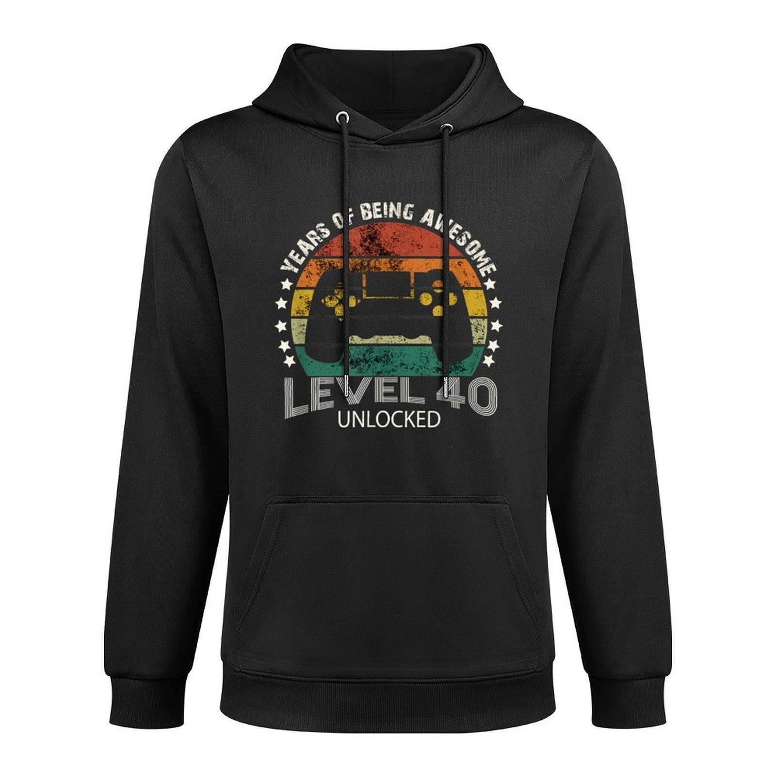 Best Level 40 Unlocked Awesome 40th Birthday Gift Men Women Easy Care Hoodie