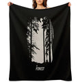 The Cure A Forest Velvety-soft Throw Blanket