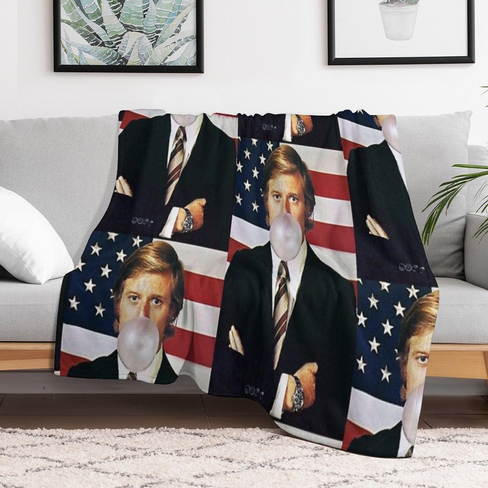 Robert Redford Sustainable Throw Blanket