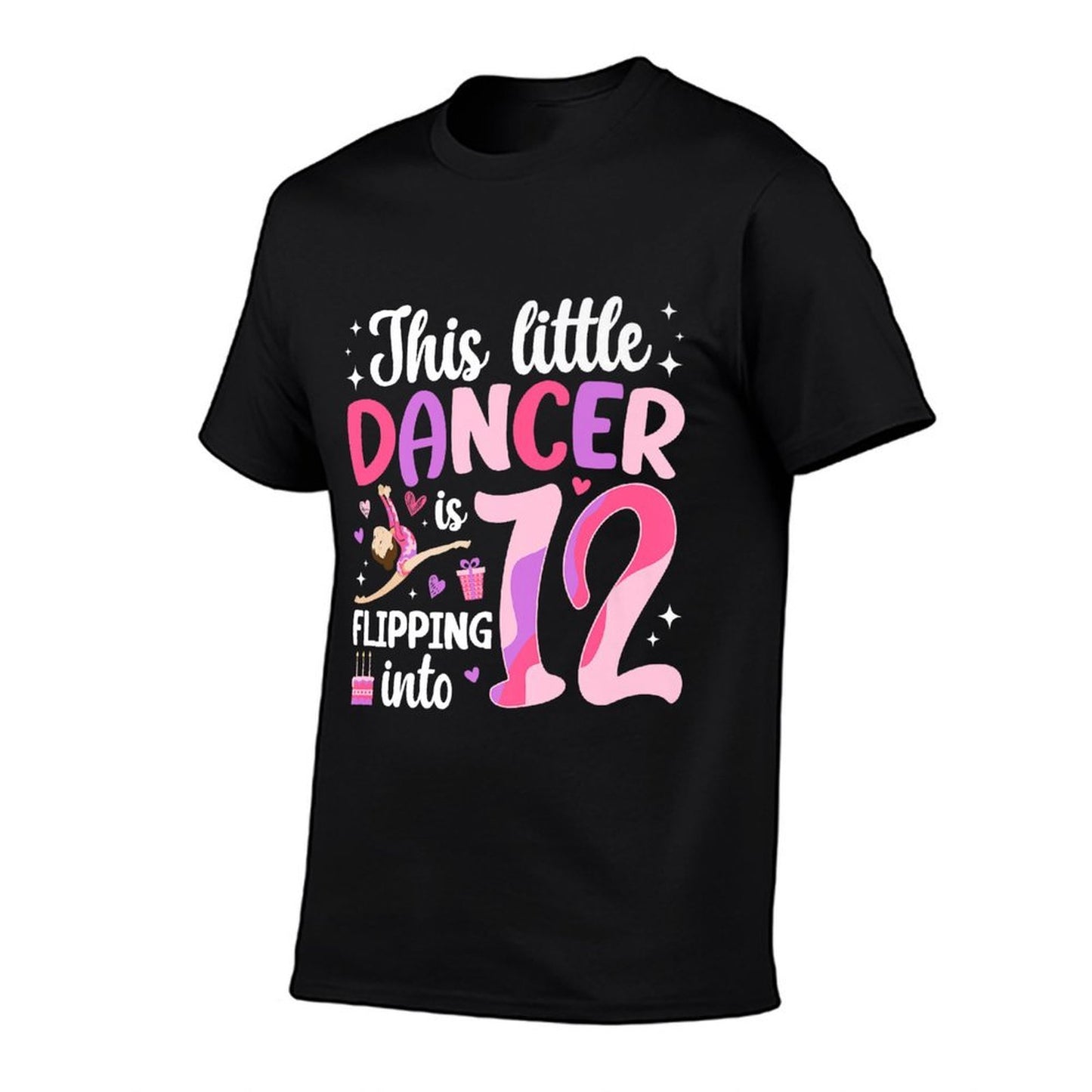 12th Birthday Dance Girl Twelve Year Old Dancer Birthday Premium Comfortable T-Shirt