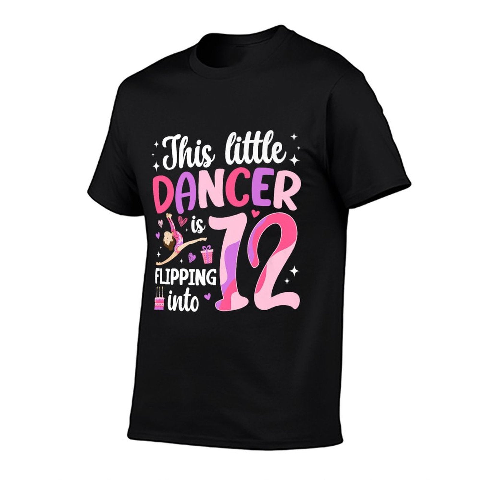 12th Birthday Dance Girl Twelve Year Old Dancer Birthday Premium Comfortable T-Shirt
