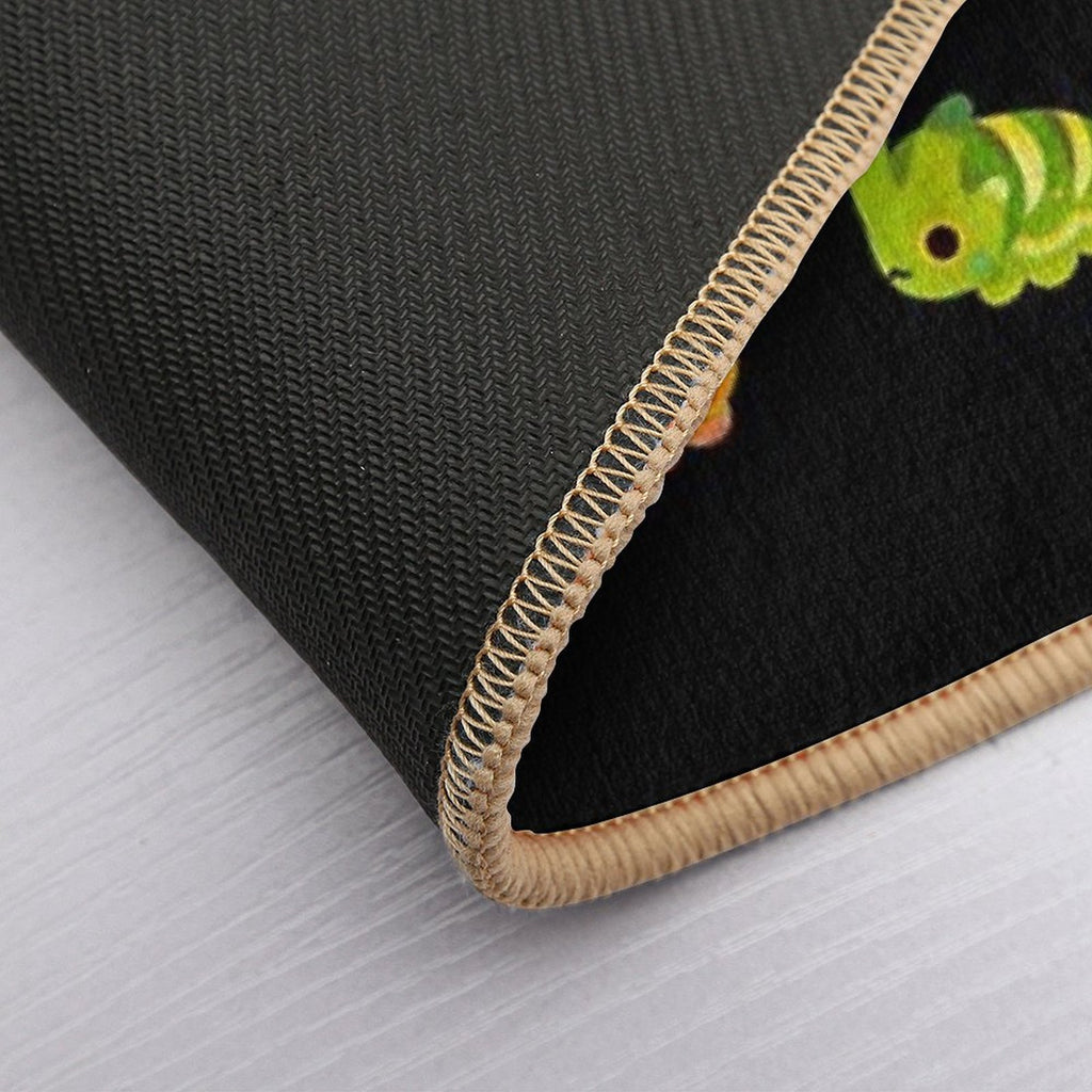 Caterpillar - Dark  Stain-Proof Bath Mat