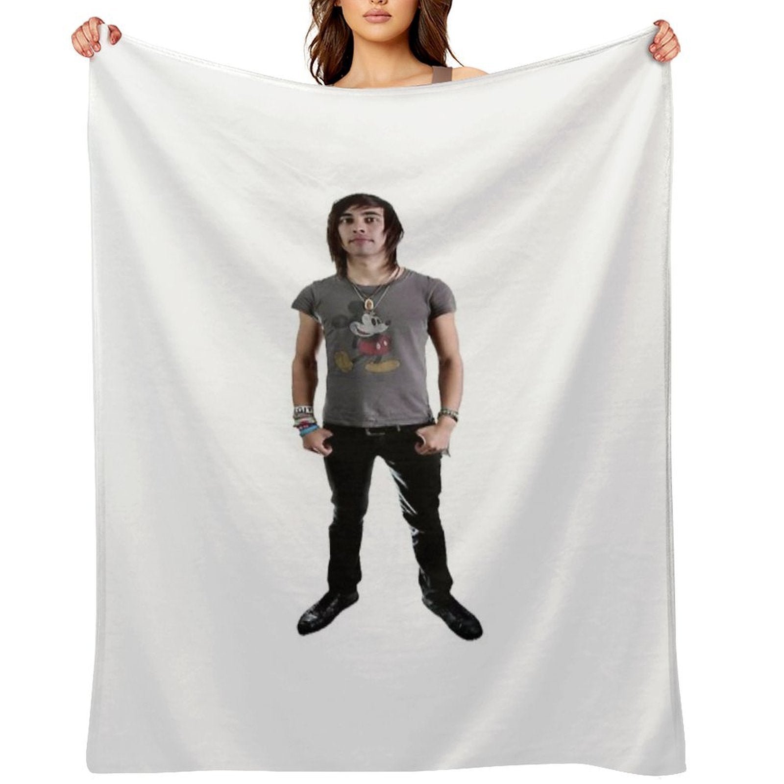 Vic Fuentes Compact Throw Blanket