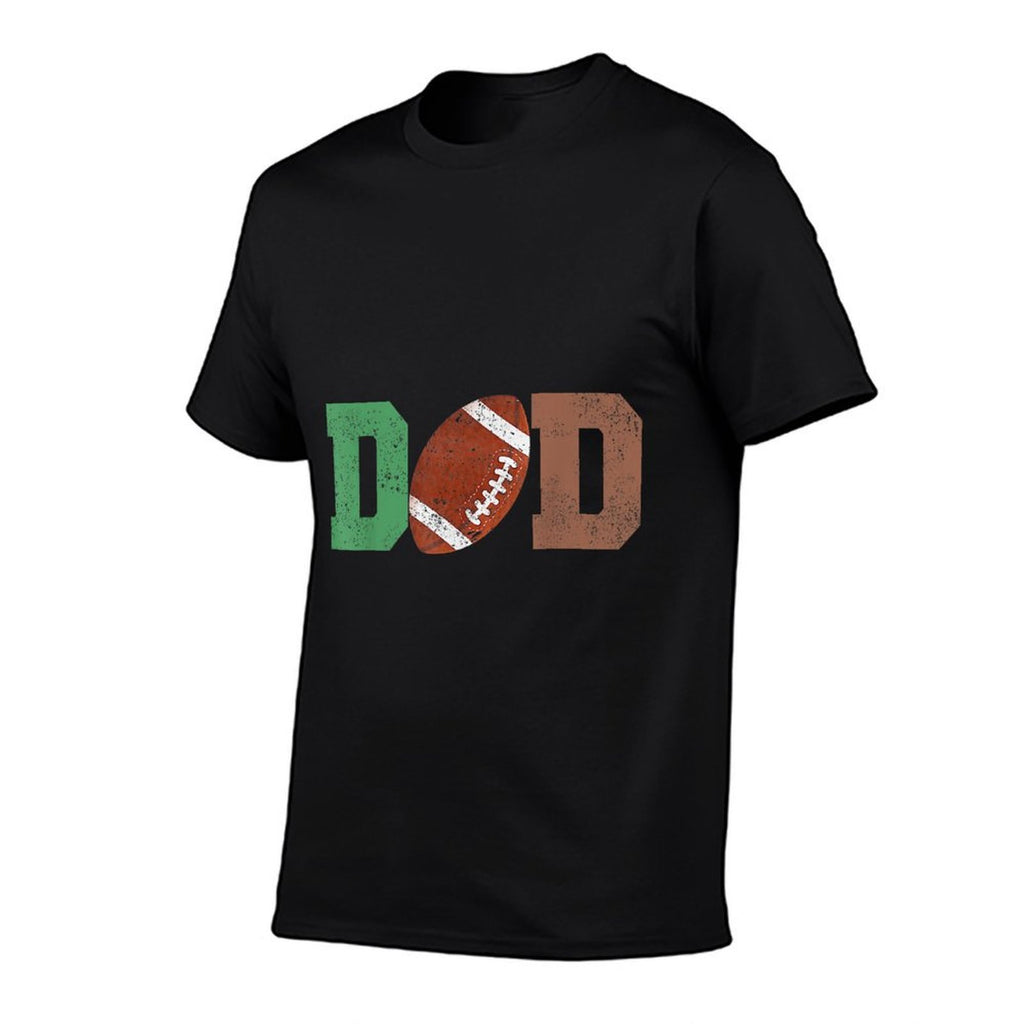 Dad of The 1 Year Old Football 1st Year Down Birthday Party Comfortable T-Shirt