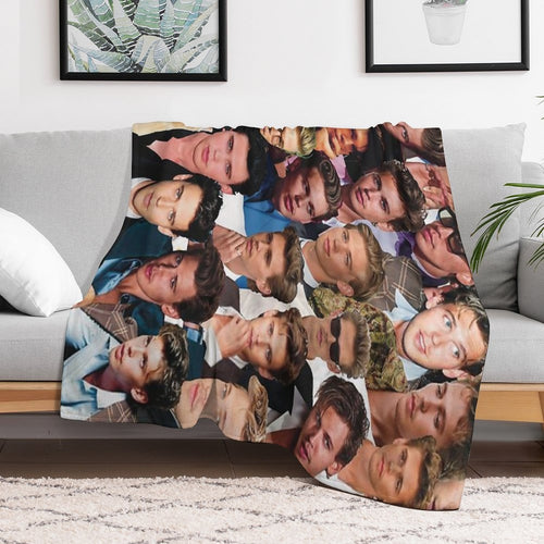 Austin Butler Photo Collage Versatility Throw Blanket