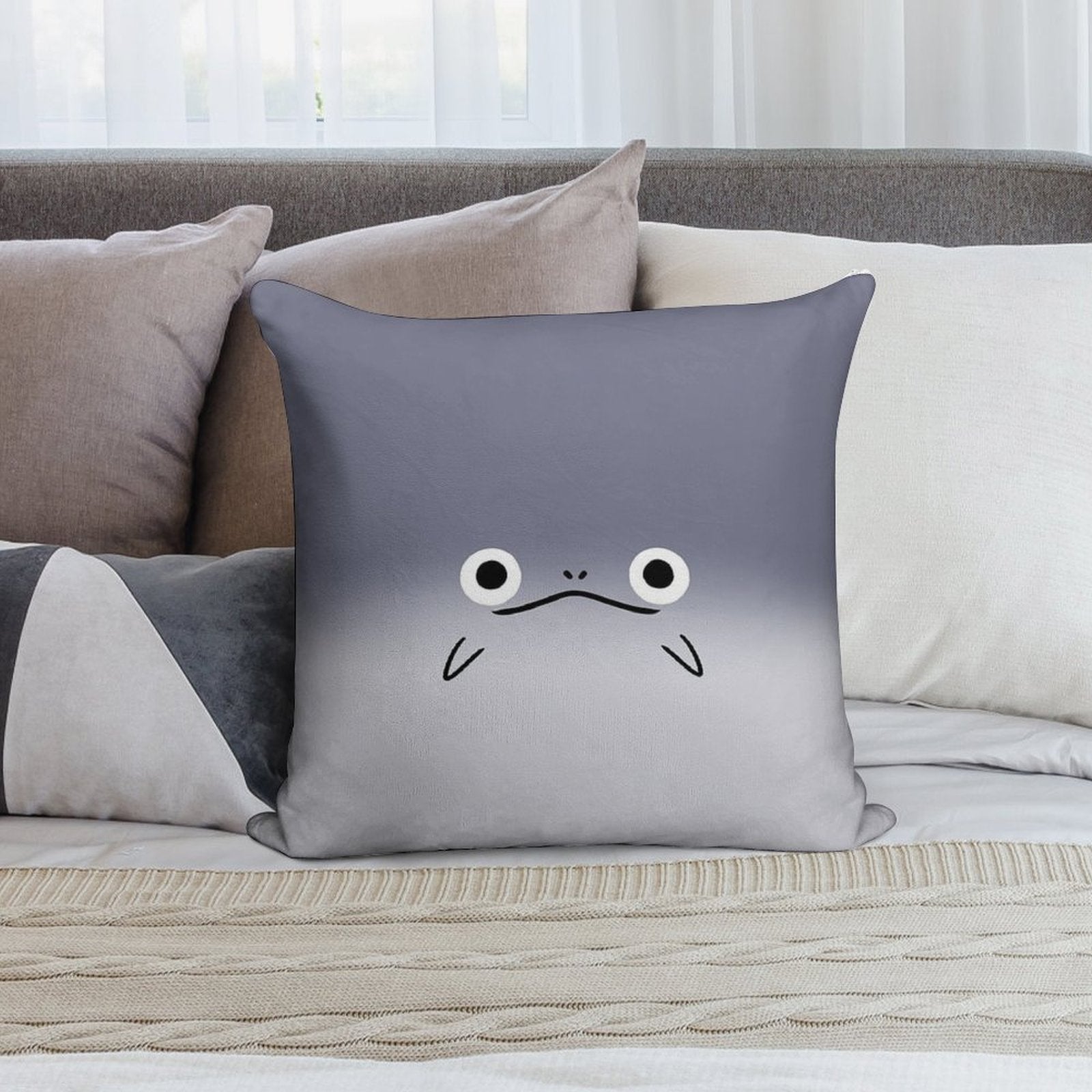 Namazu FFXIV Soft Short Plush Fabric Throw Pillow