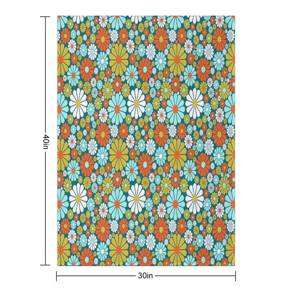60's Wallpaper  One Wrinkle-free Throw Blanket