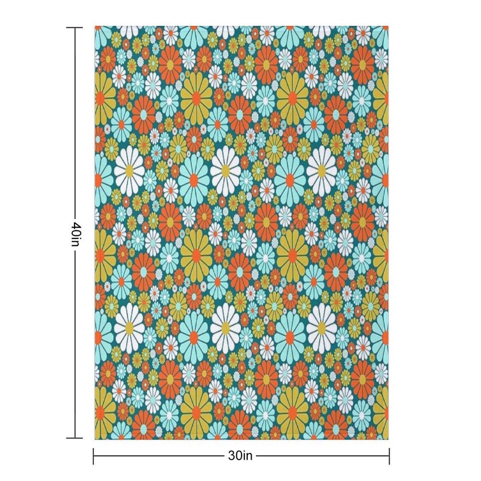 60's Wallpaper  One Wrinkle-free Throw Blanket