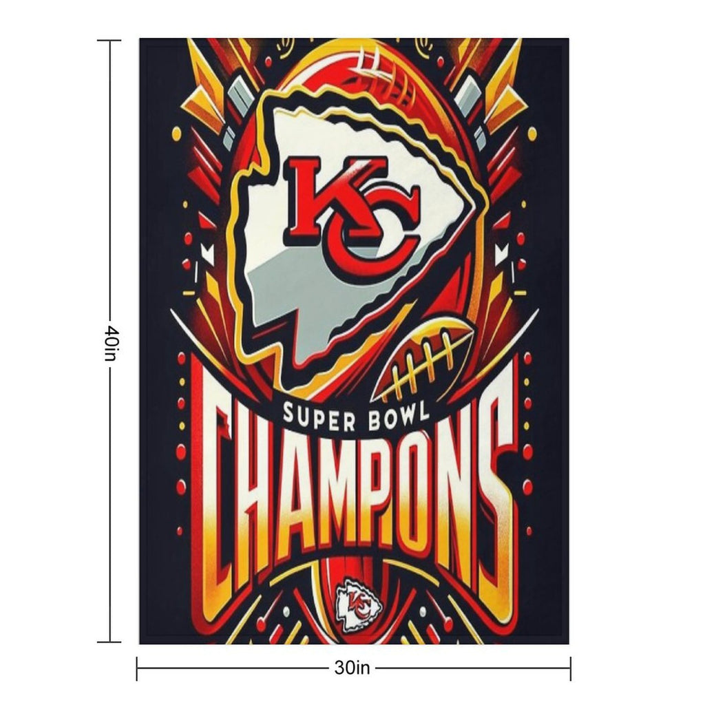 Kansas City Champions Eco-conscious Throw Blanket