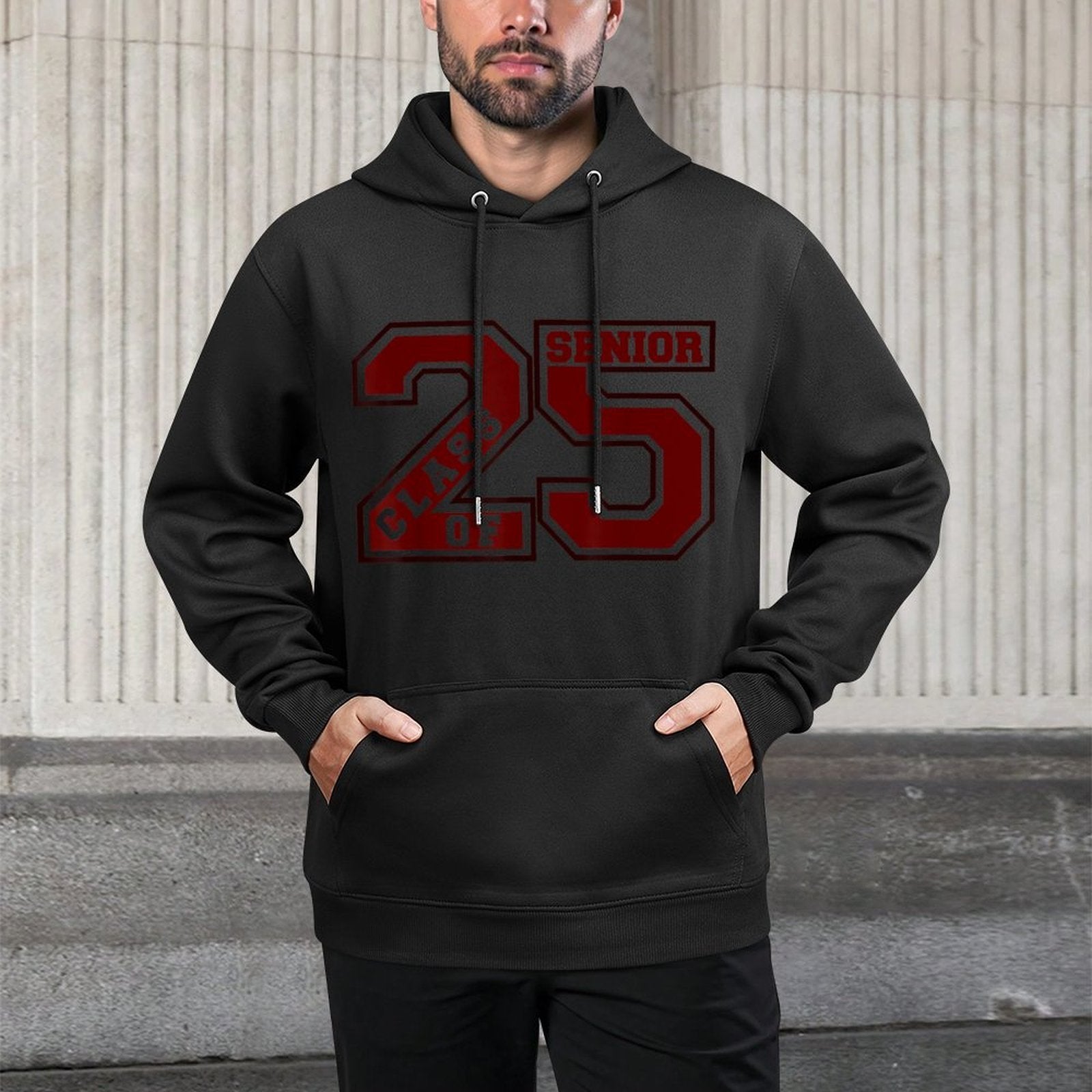 SENIOR 2025 - MAROON SWAG- CLASS OF 2025 #SENIOR 25 WT4 Layering Staple Hoodie