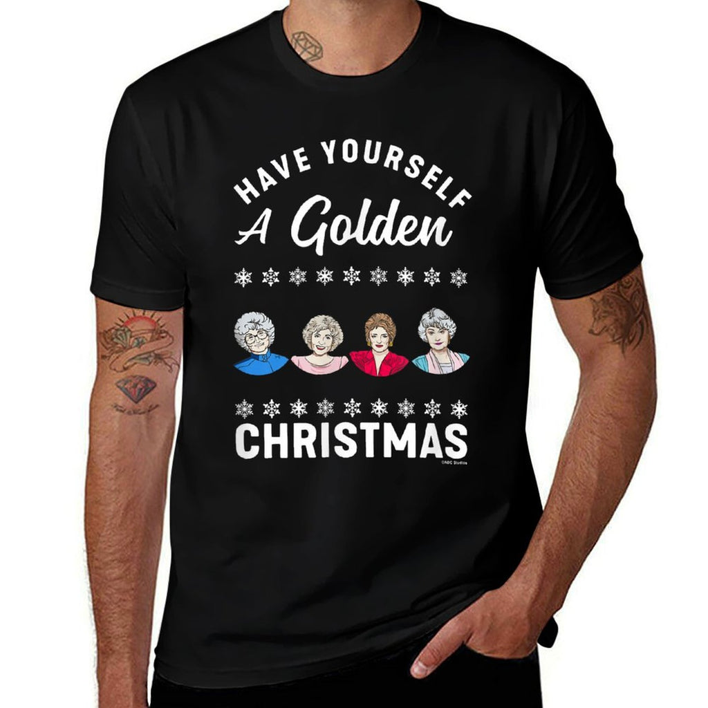 The Golden Girls - Have Yourself A Golden Christmas  Trendy Pattern T-Shirt
