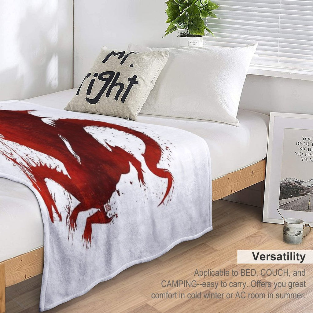 Dragon Age Origins Blood Dragon V1 Premium Throw Blanket