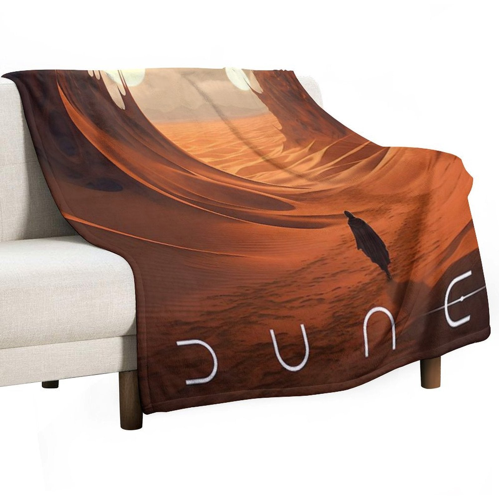 Dune 2020 Fan Art Machine-washable Throw Blanket