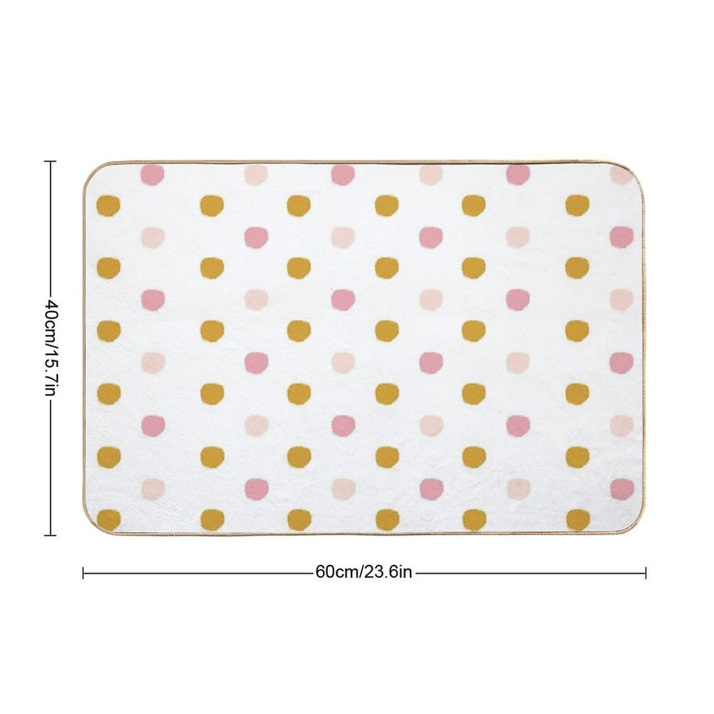 Dots  Repositionable Bath Mat