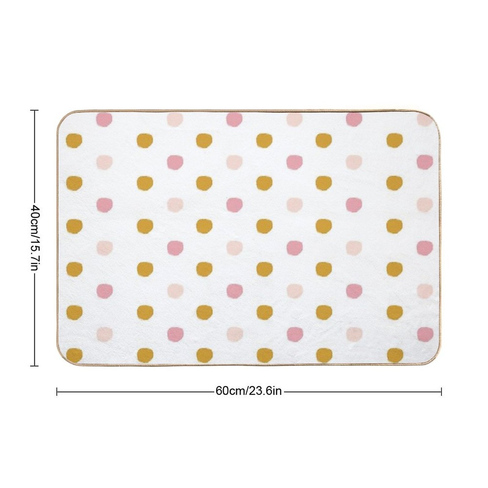 Dots  Repositionable Bath Mat
