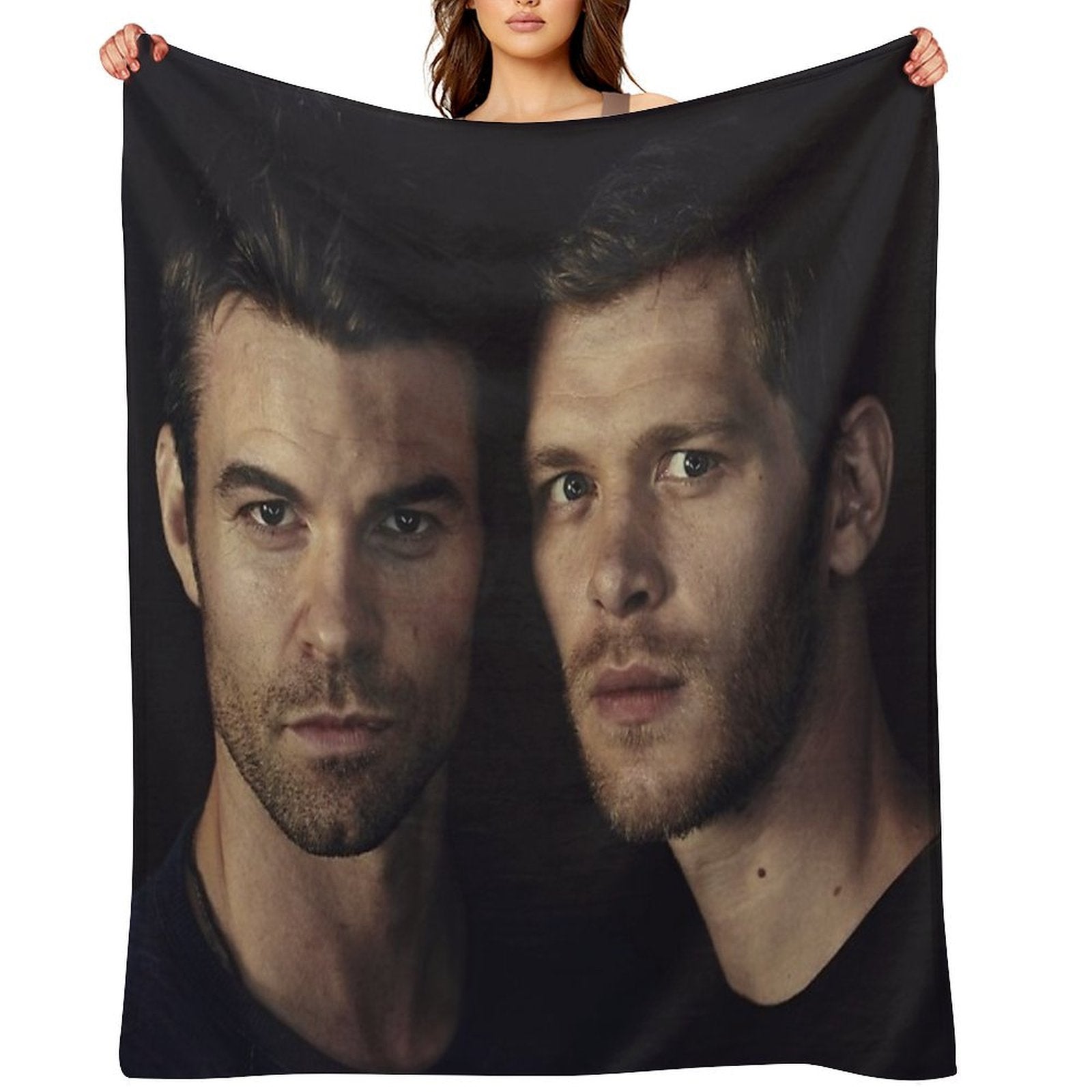 Elijah And Klaus Premium Throw Blanket