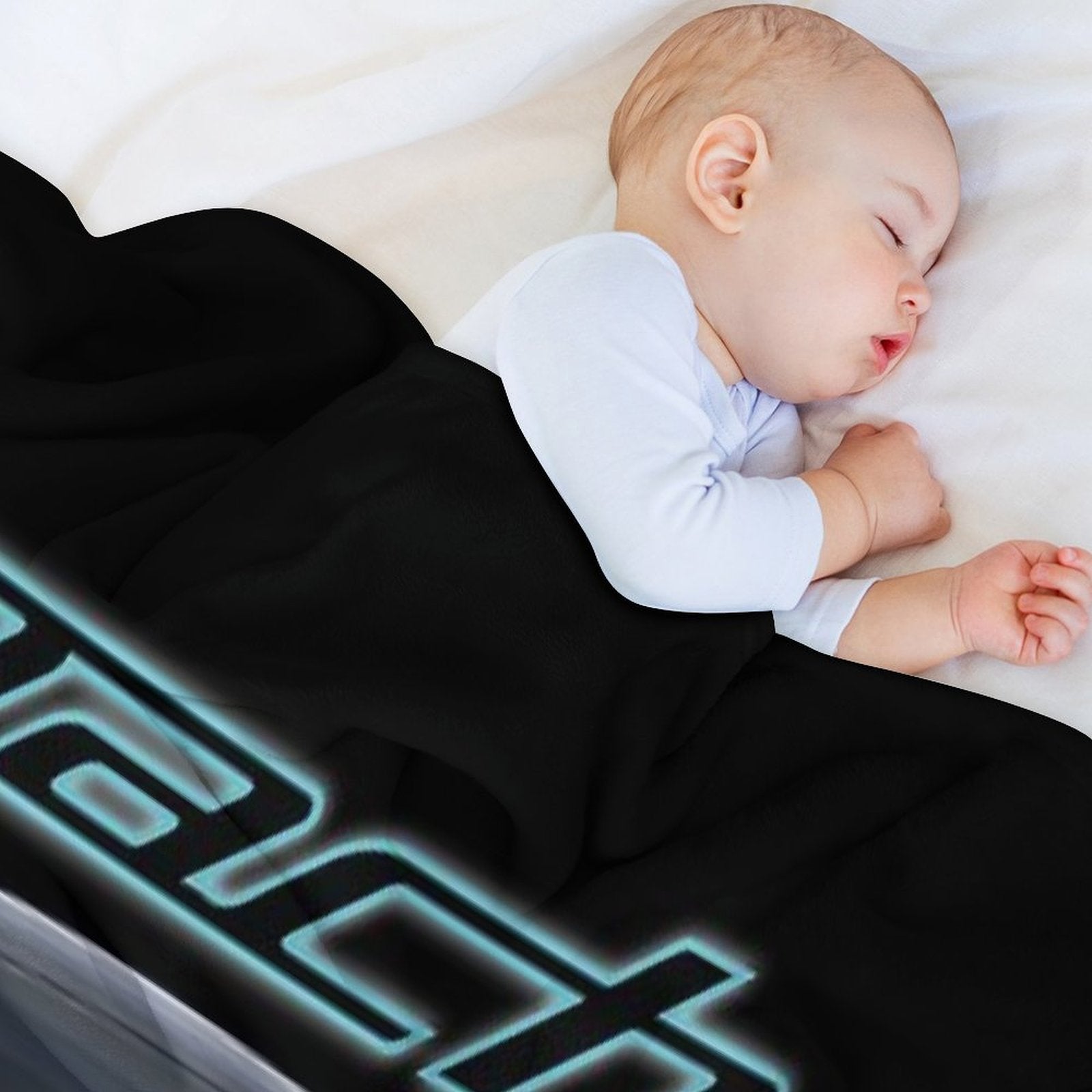 MUSTANG MACH-E GT Grabber Blue Electric Plush Throw Blanket