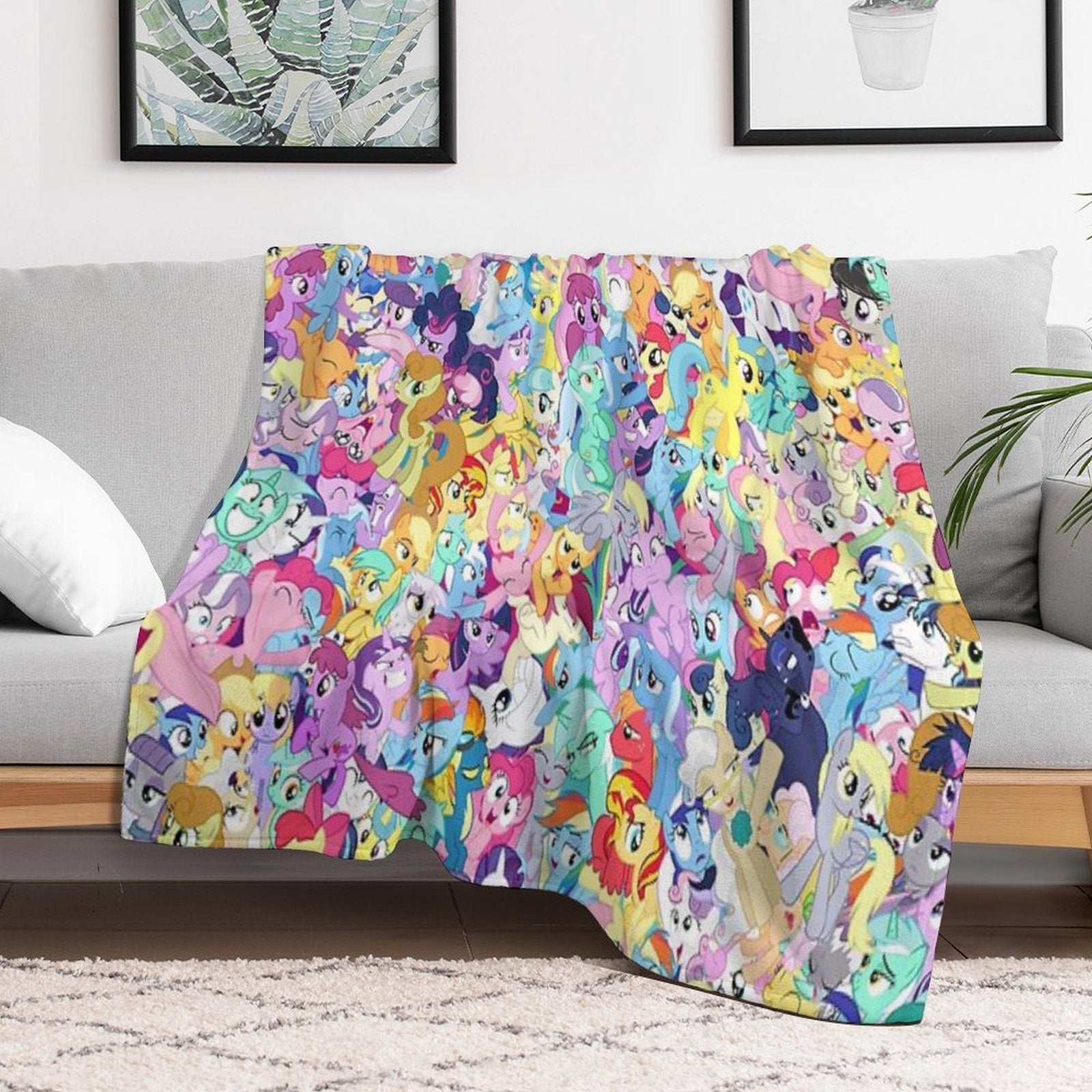 Everypony Mess Compact Throw Blanket
