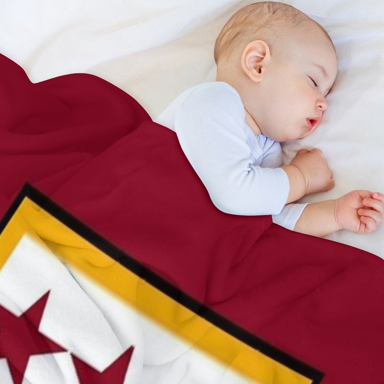 Washington D.C. Commander Football Easy Care Throw Blanket