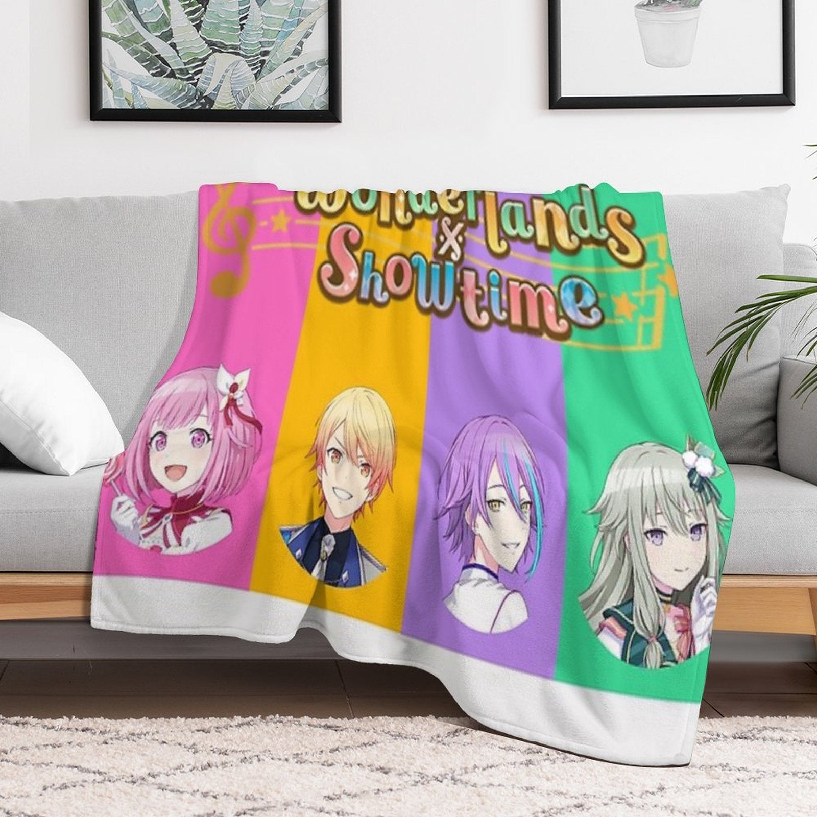Project Sekai - Wonderlands X Showtime Compact Throw Blanket