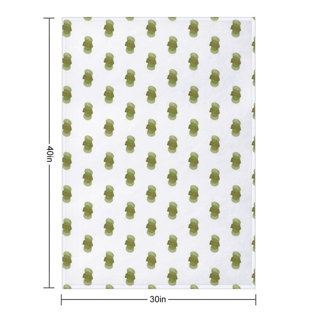 Matcha Kitkat Fatcaron Versatility Throw Blanket