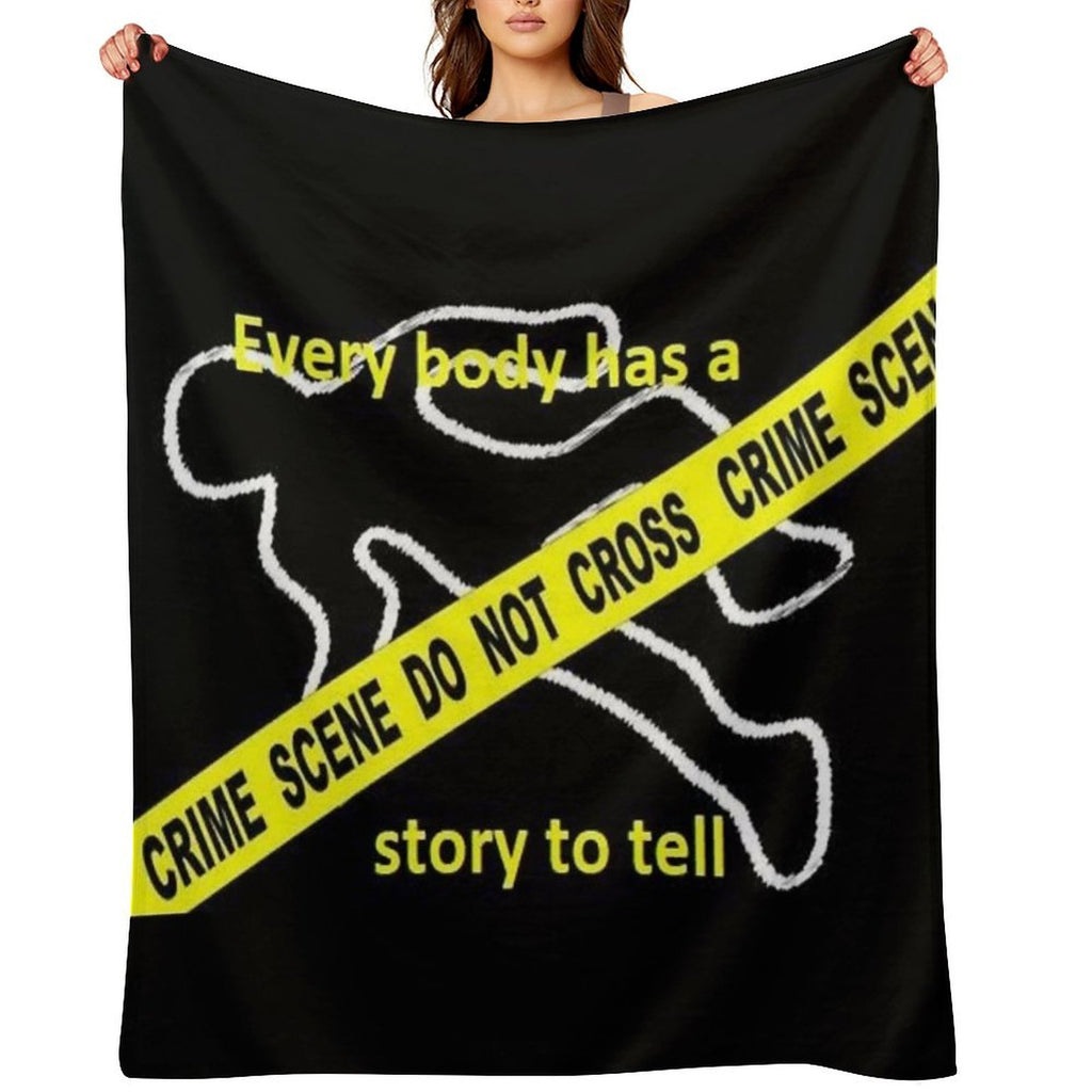 Every Body Has A Story to Tell Quick-dry Throw Blanket