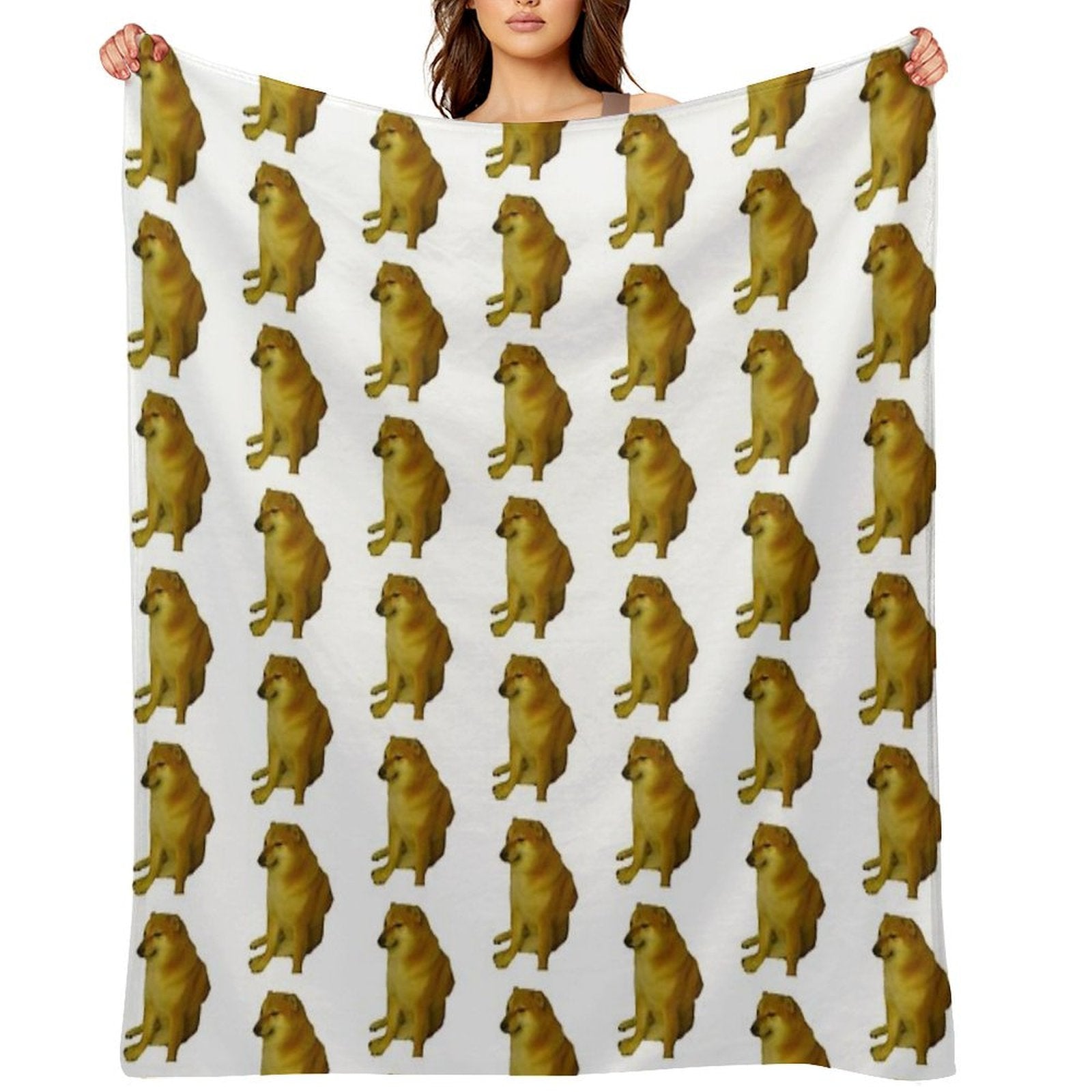 Cheems Comfort Throw Blanket