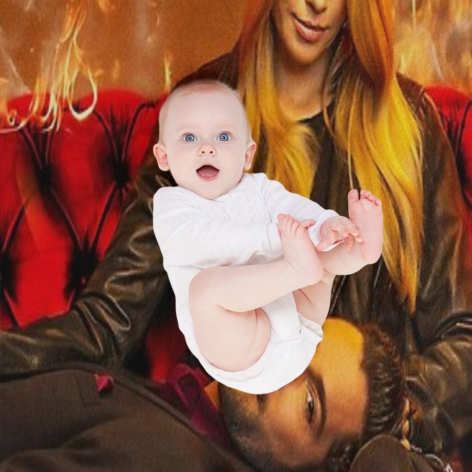 LUCIFER Anti-pilling Throw Blanket