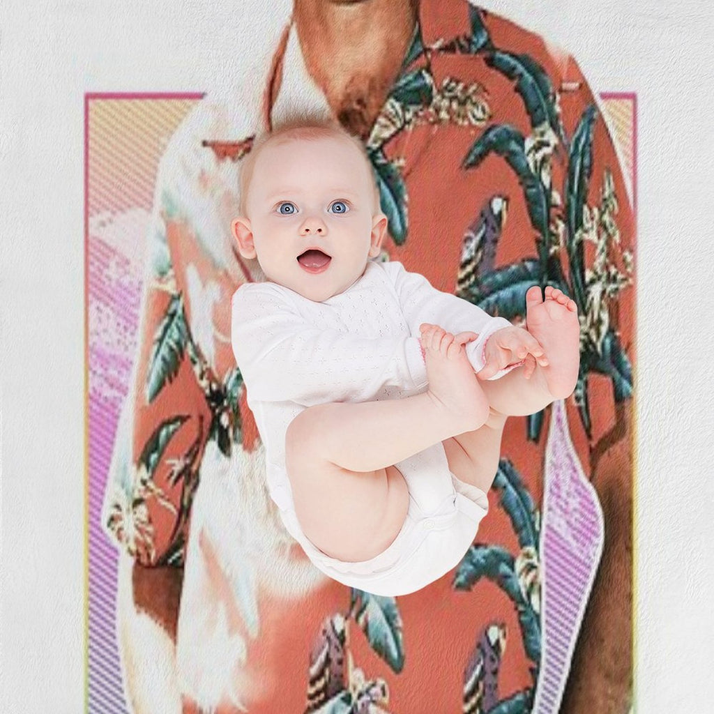 Thomas Magnum - 80s Design Versatility Throw Blanket
