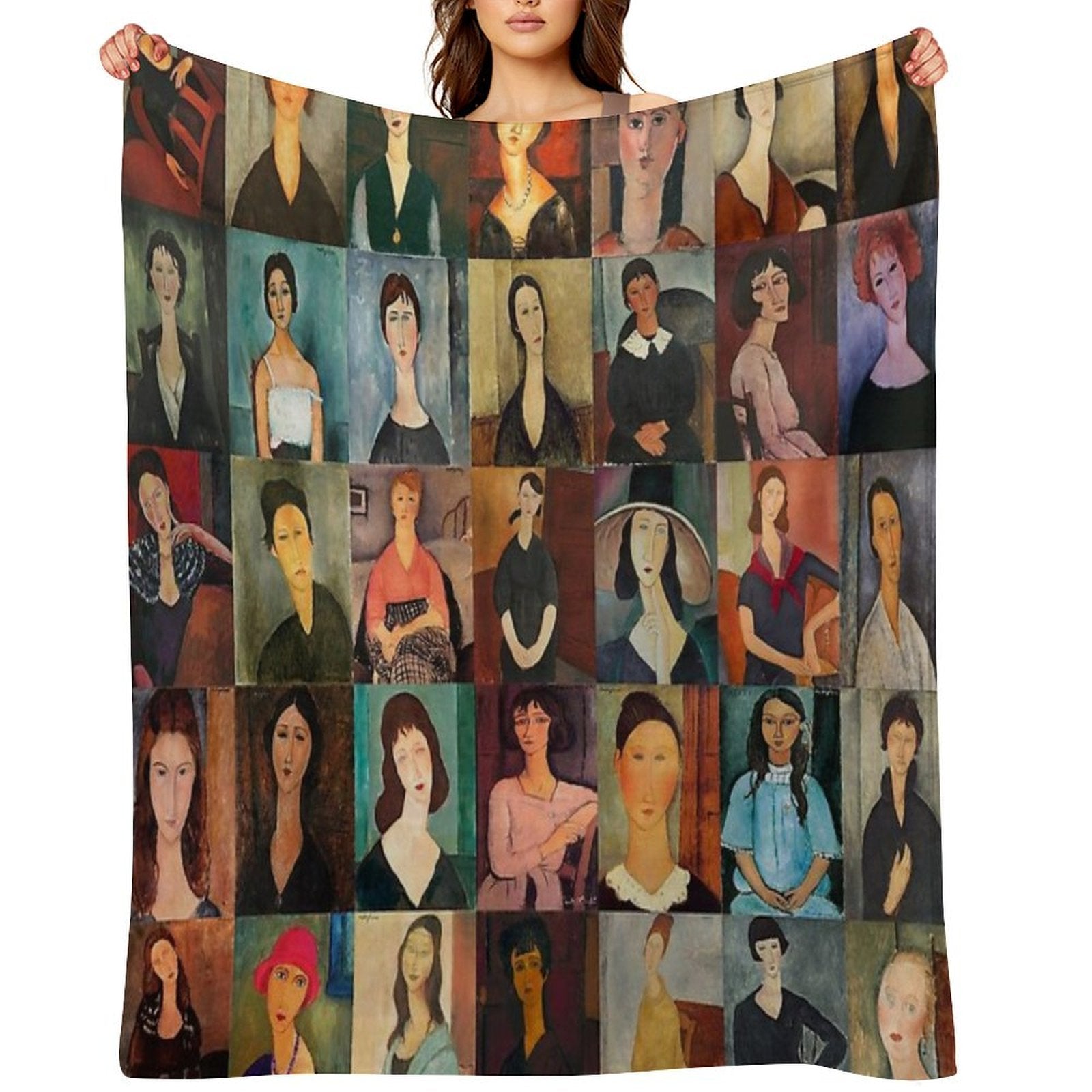 Amadeo Modigliani Eco-conscious Throw Blanket