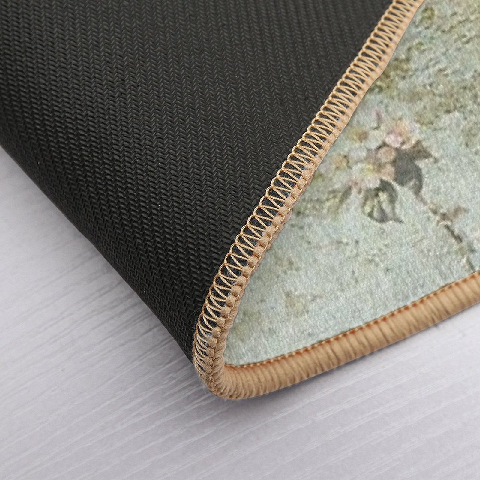 Vintage French Floral Wallpaper  Multi-Purpose Bath Mat
