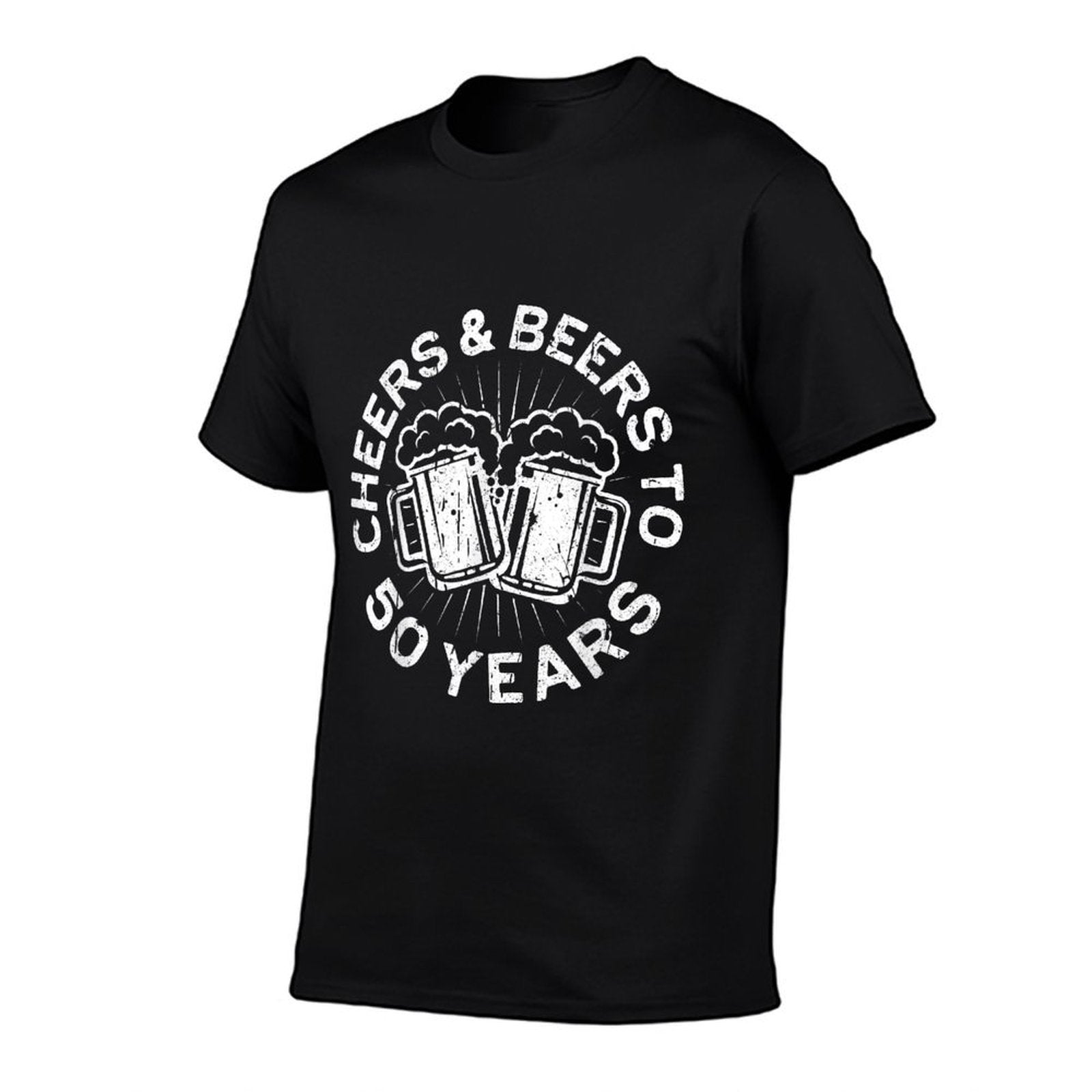 Cheers And Beers To 50 Years 50th Birthday  Graphic-printed T-Shirt