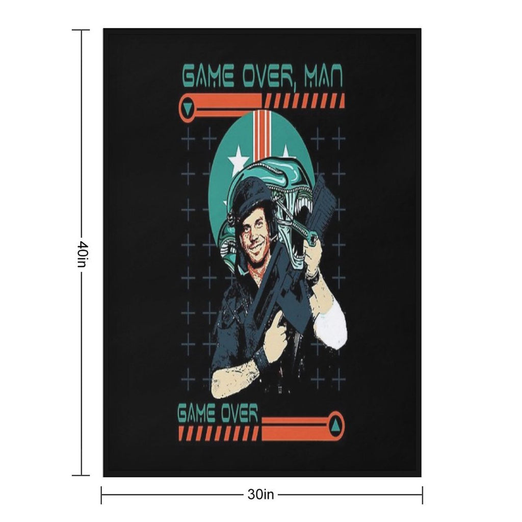 Aliens Game Over Man Multi-functional Throw Blanket