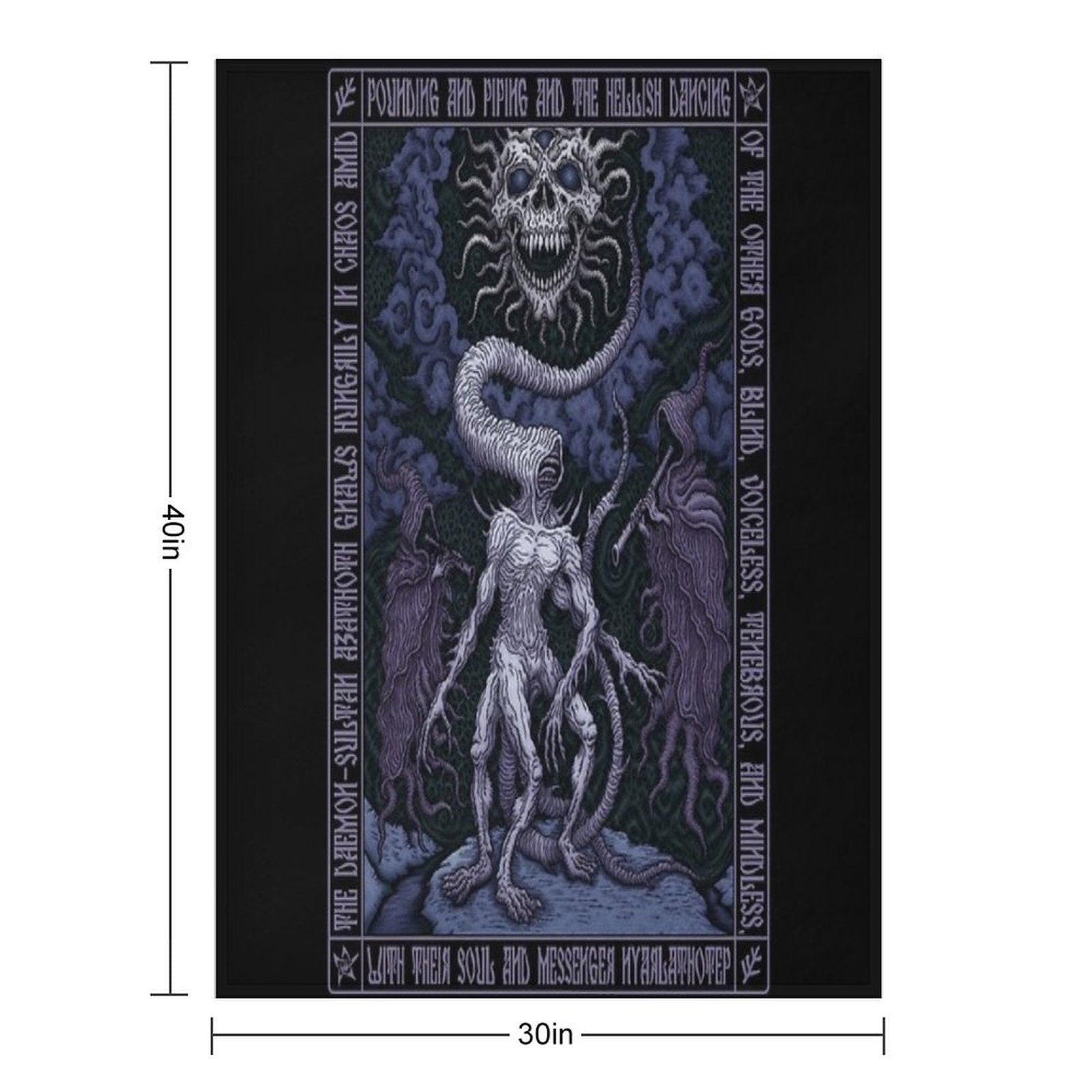 Nyarlathotep Icon - Azhmodai 2020 Durable Throw Blanket