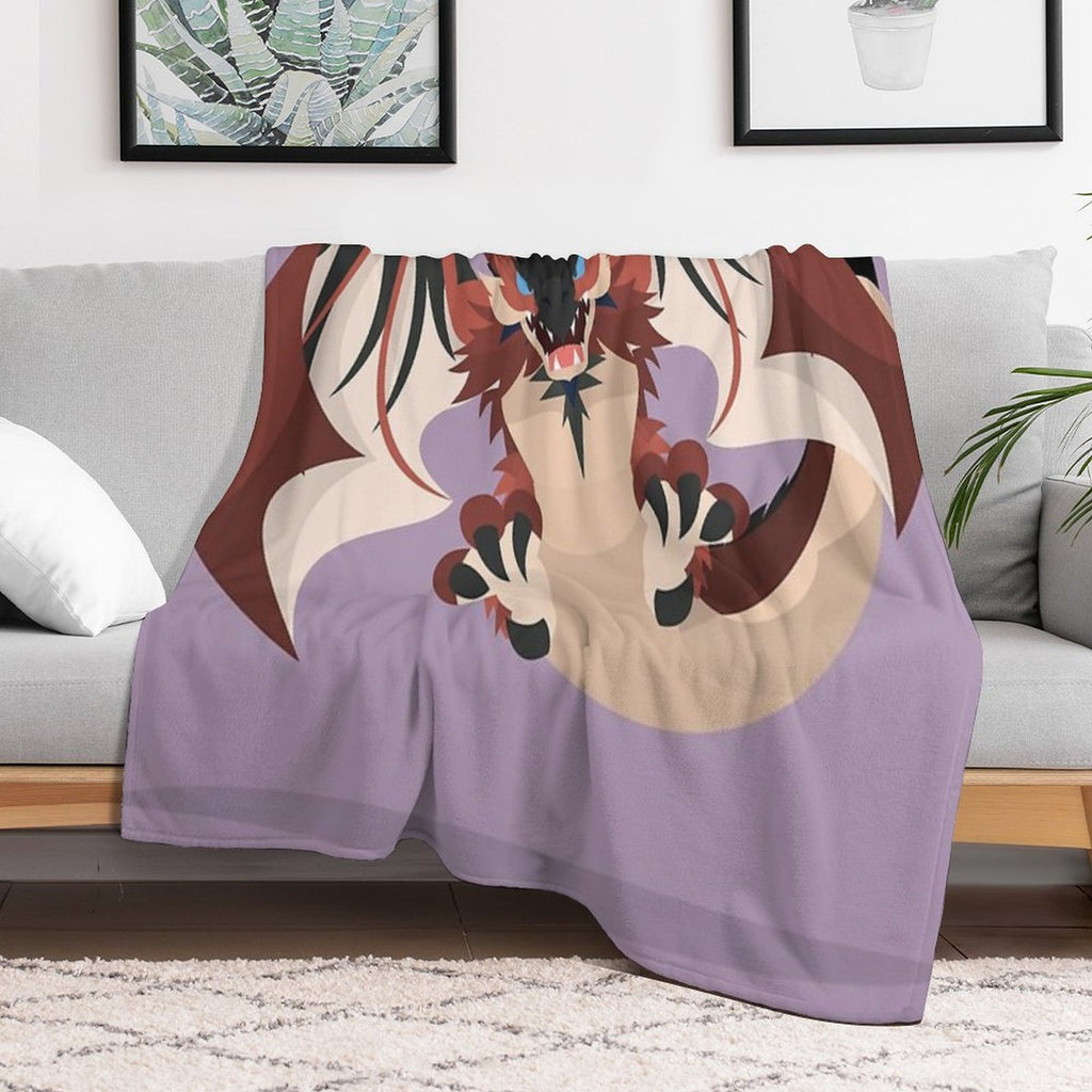Monster Hunter  Rathalos Compact Throw Blanket