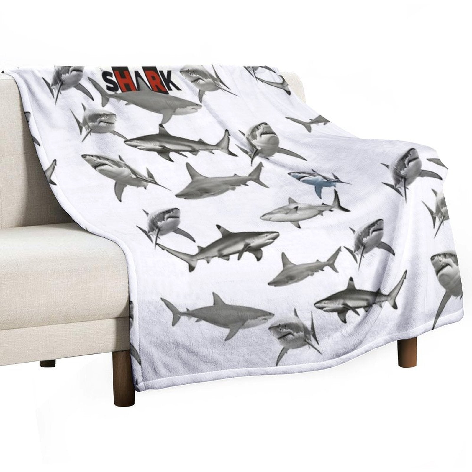 Shark Eco-conscious Throw Blanket