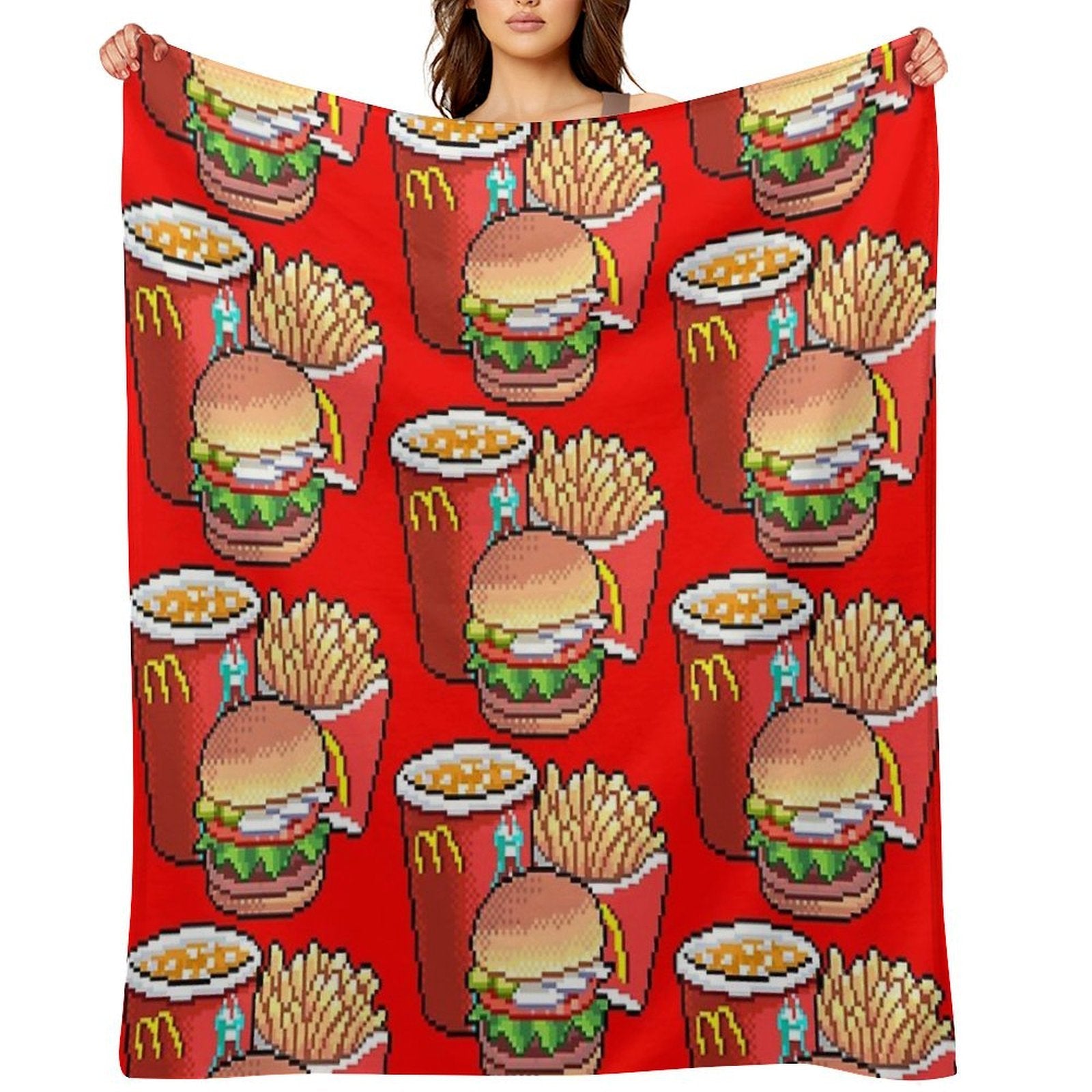Hungry. Comfort Throw Blanket