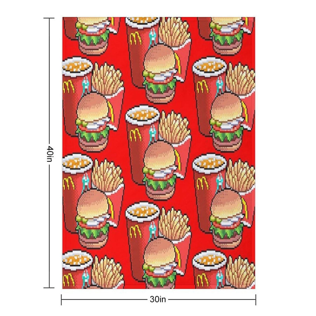 Hungry. Comfort Throw Blanket
