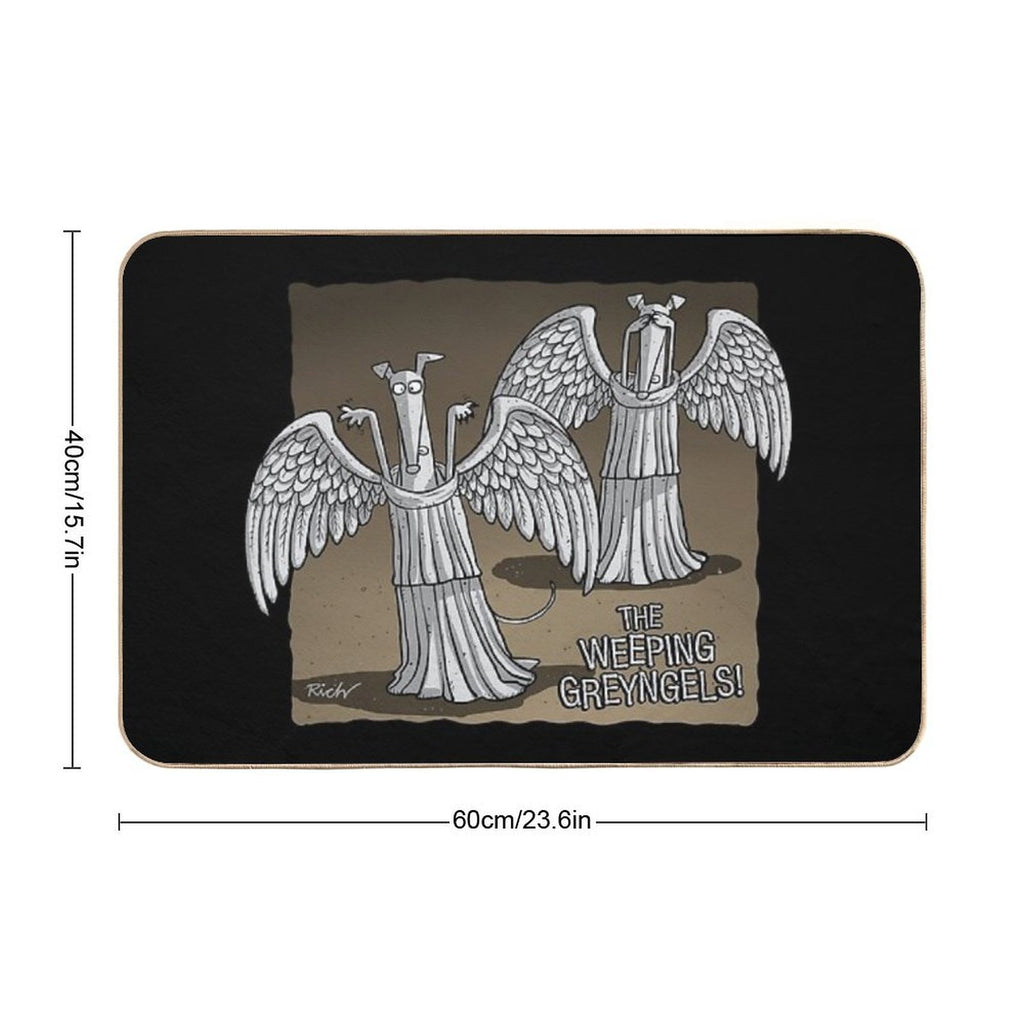 The Weeping Greyngels  Non-Slip Bath Mat