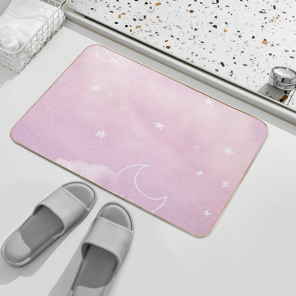 Pink Cloud  Absorbent Bath Mat