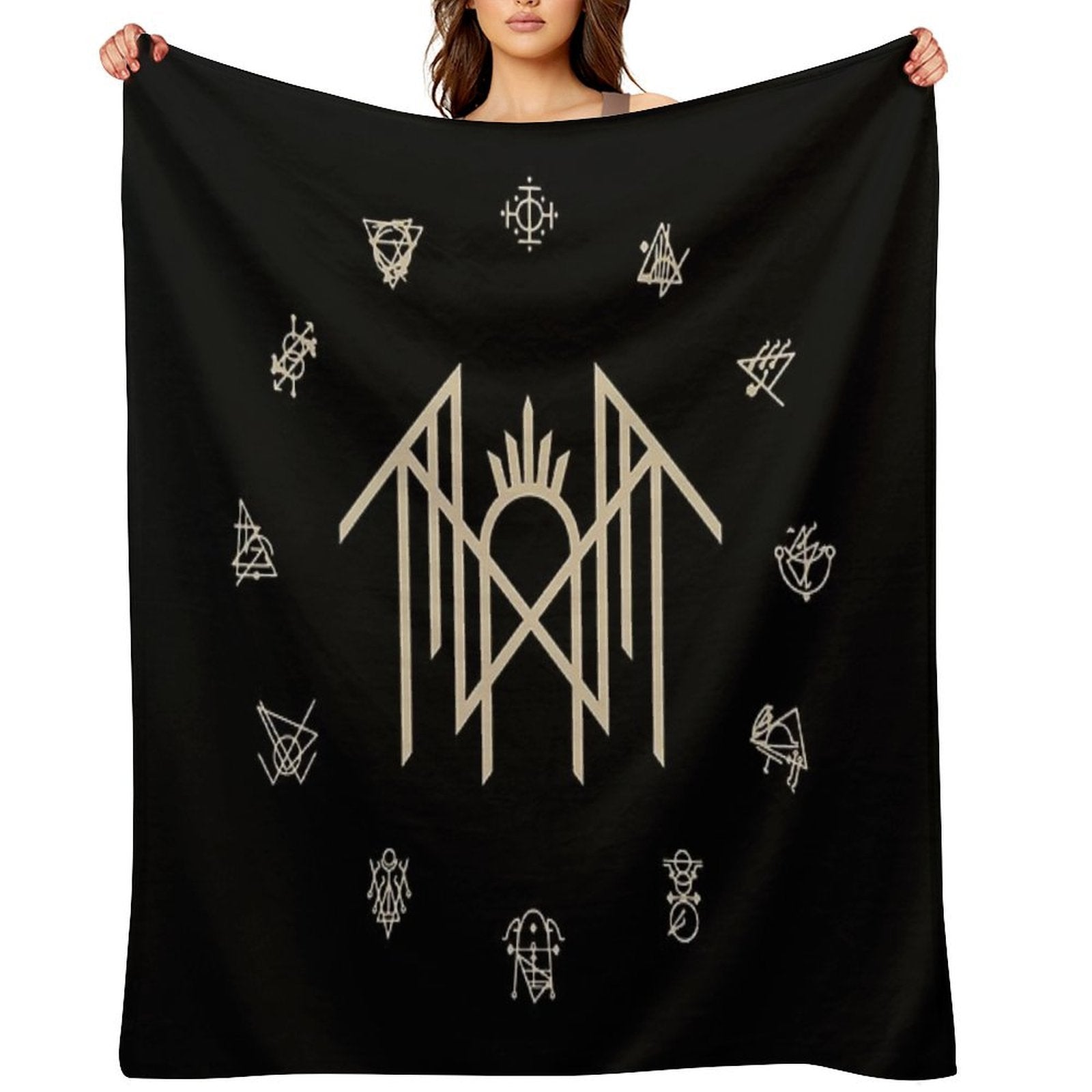 Night Comes Moon Versatility Throw Blanket