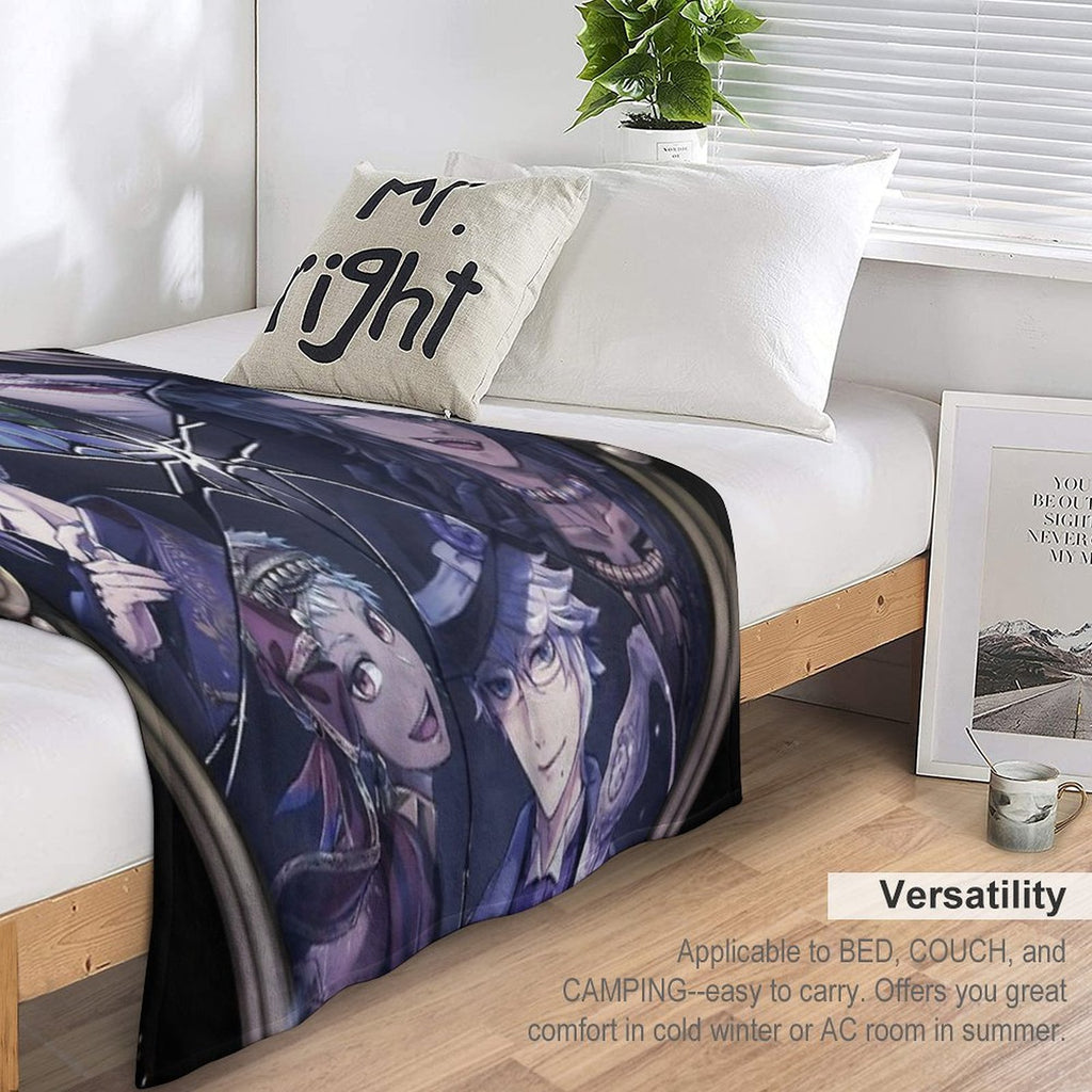 Twisted Wonderland Anime Machine-washable Throw Blanket