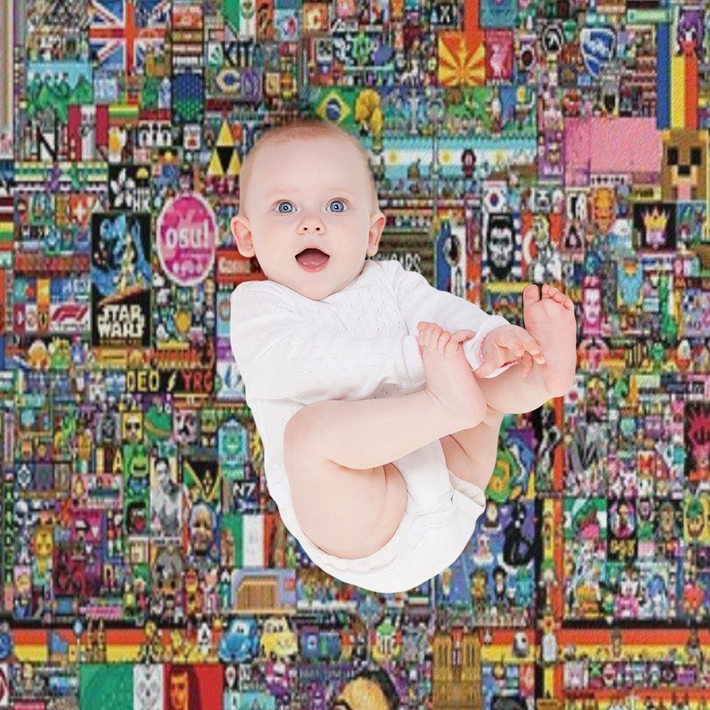 RPlace 2022 - Poster Versatility Throw Blanket