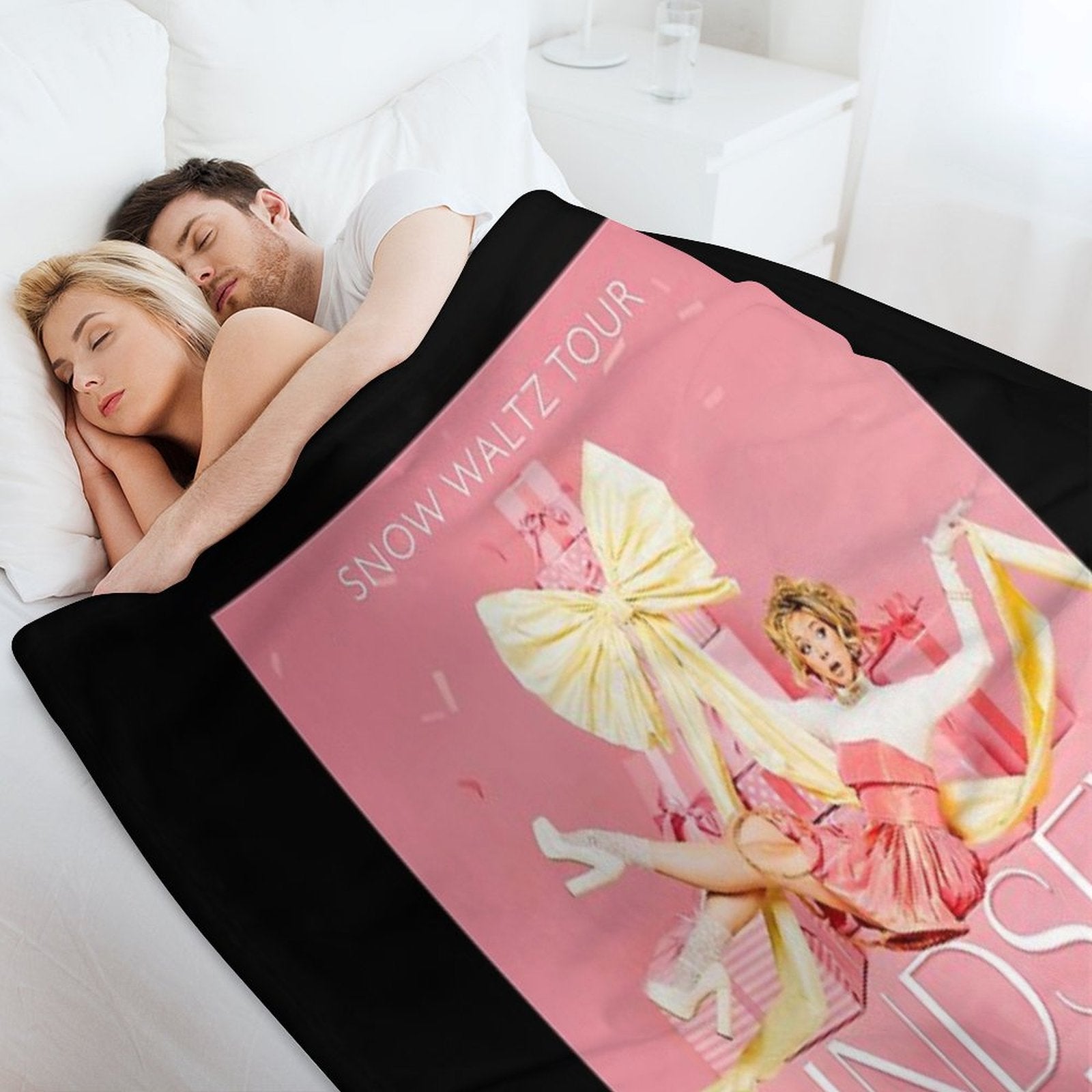Snow Waltz Tour Travel-friendly Throw Blanket
