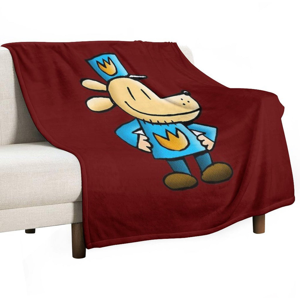 Dogman Shrink-resistant Throw Blanket