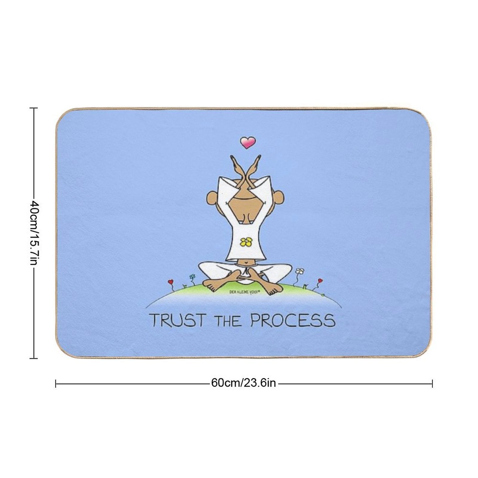 Trust The Process  Long-Lasting Bath Mat