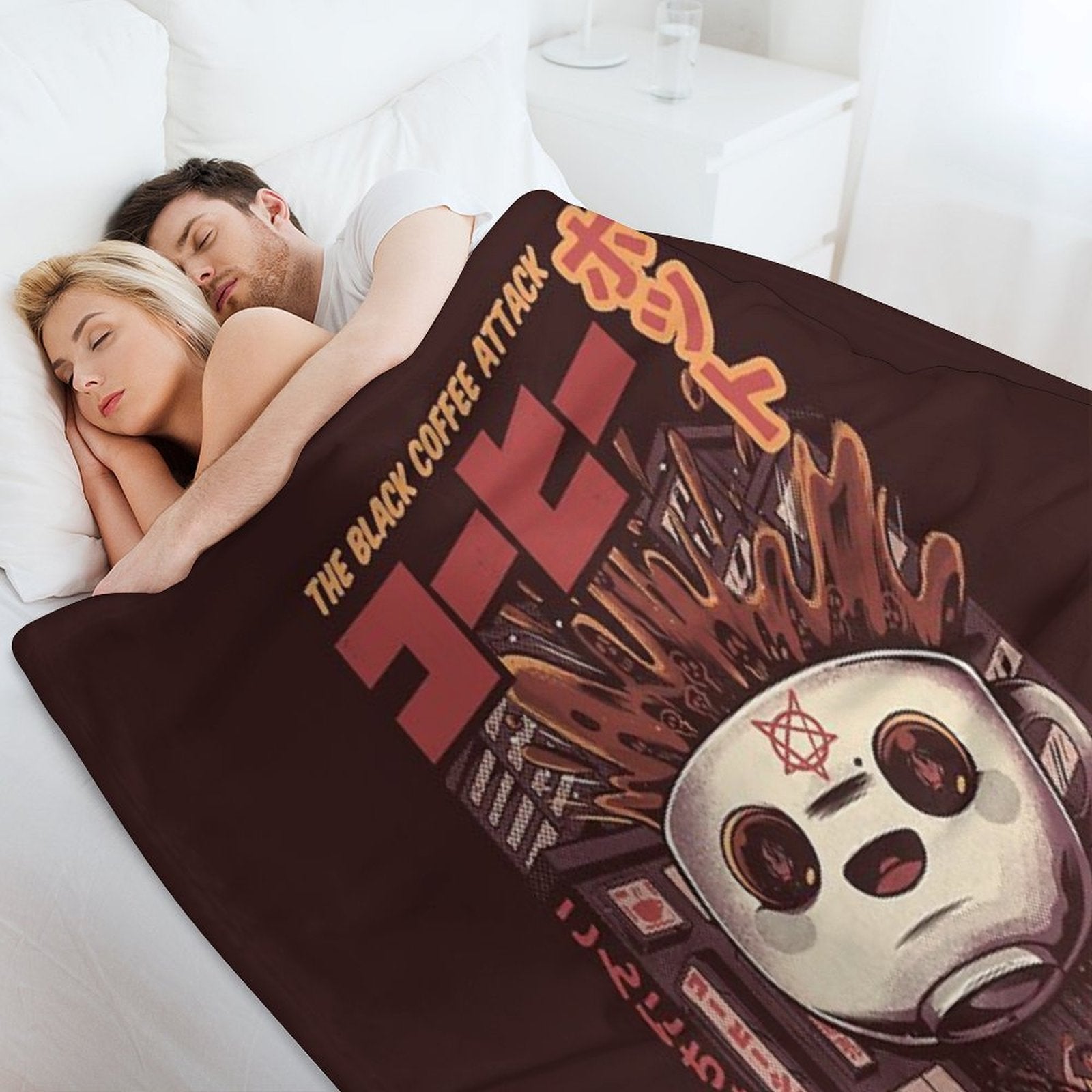 Black Magic Coffee Anti-pilling Throw Blanket