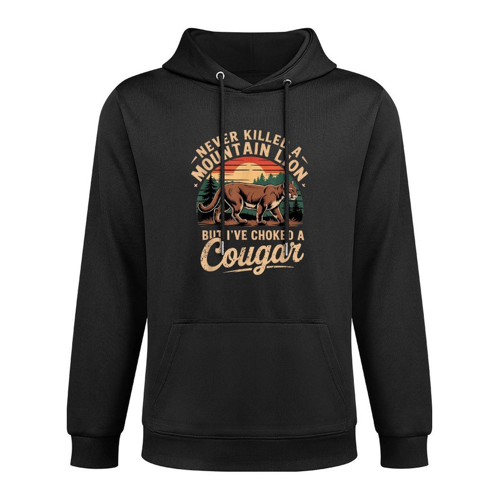Never Killed A Mountain Lion But Ive Choked A Cougar Customizable Surface Hoodie