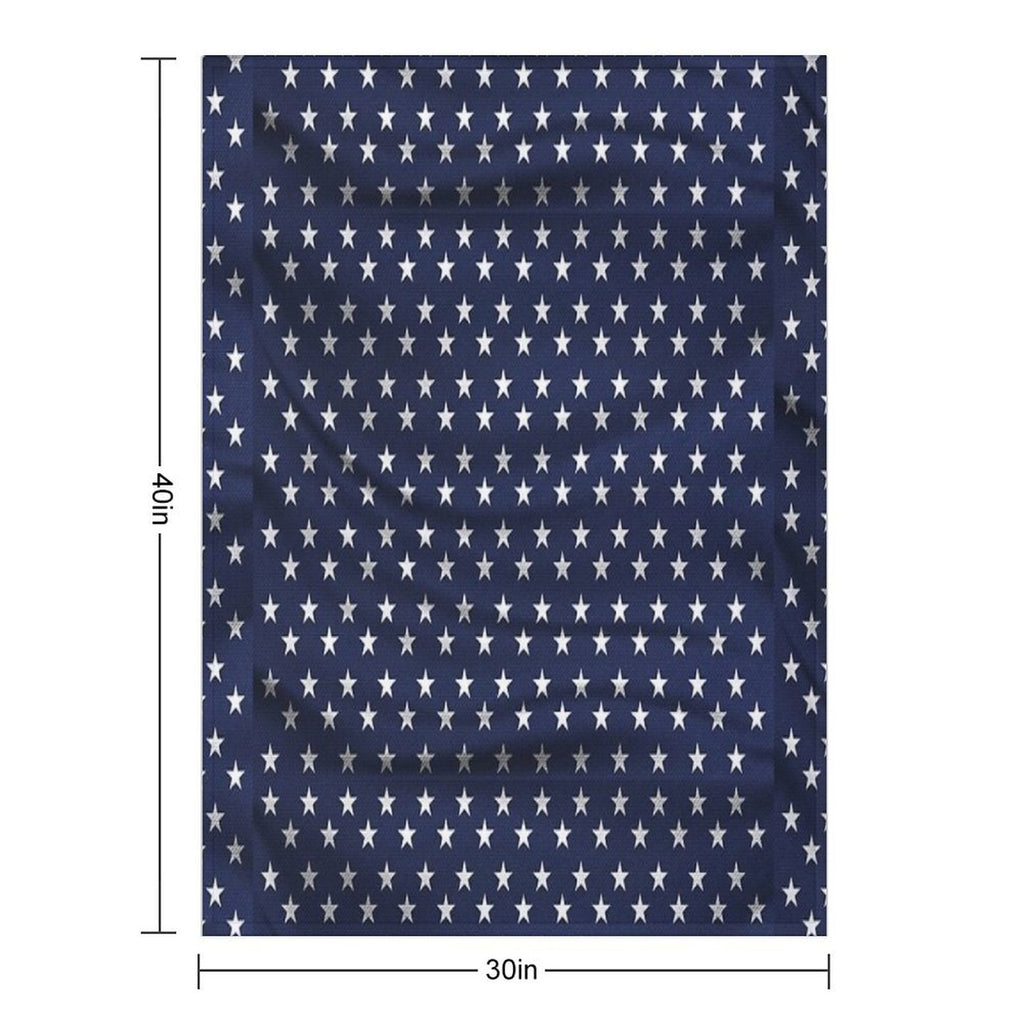 Star Patterns Machine-washable Throw Blanket